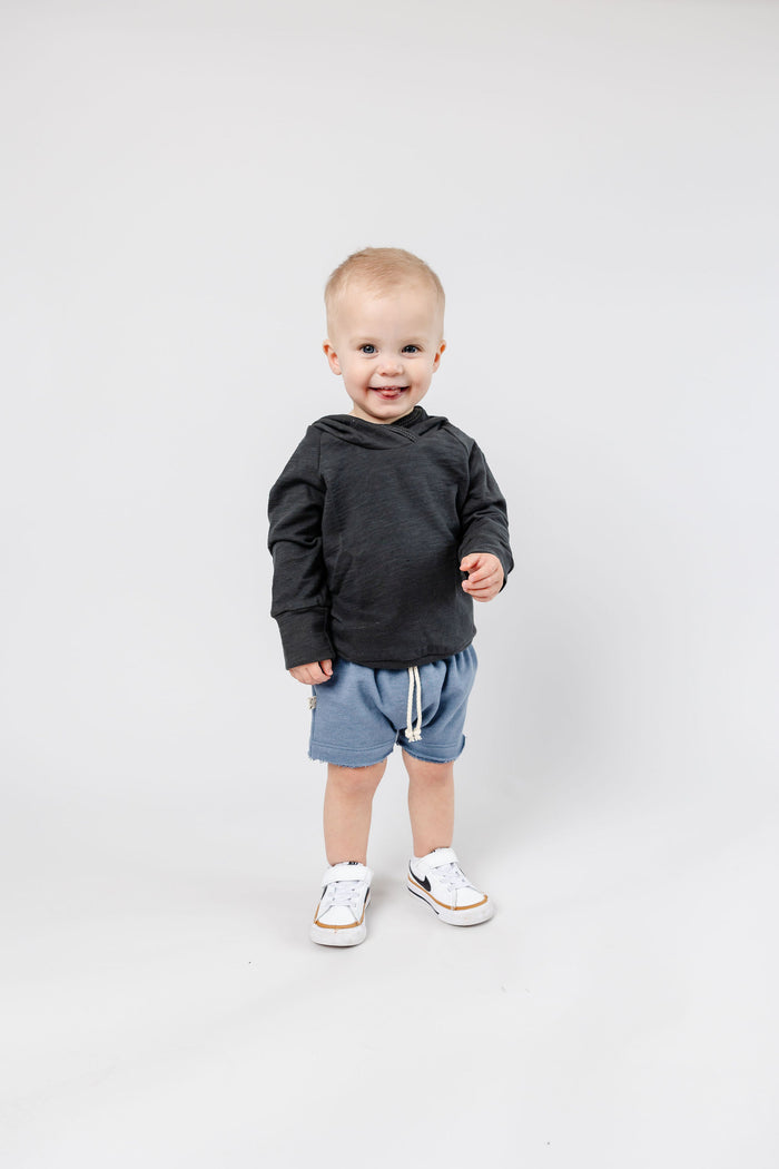 boy shorts - steel blue