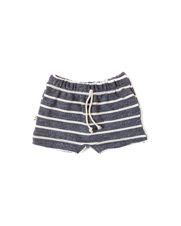 boy shorts CO- iron gray stripe