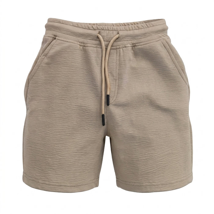 Men Textured T Shirt And Shorts Set