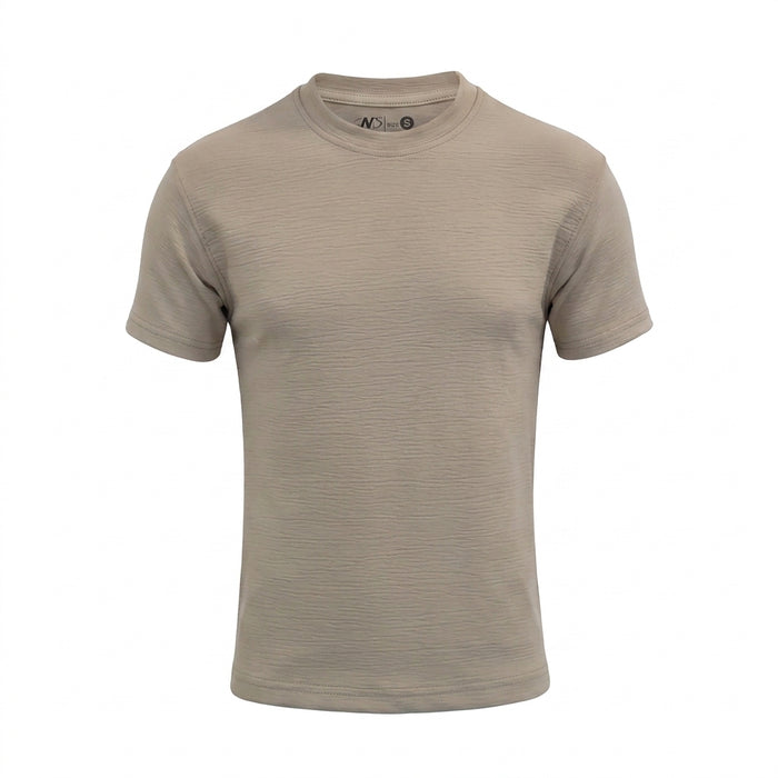 Men Textured T Shirt And Shorts Set
