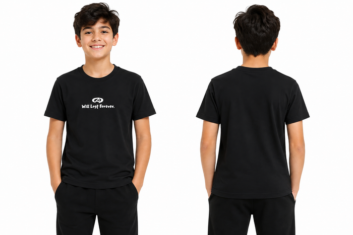 Boys Baseball Cap Patch Short Sleeve T Shirt