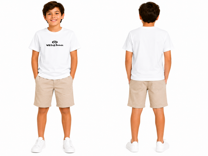 Boys Basic Crew Neck Short Sleeve T Shirt