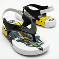 Boys Batman Print Flip Flop Sandals With Back Strap