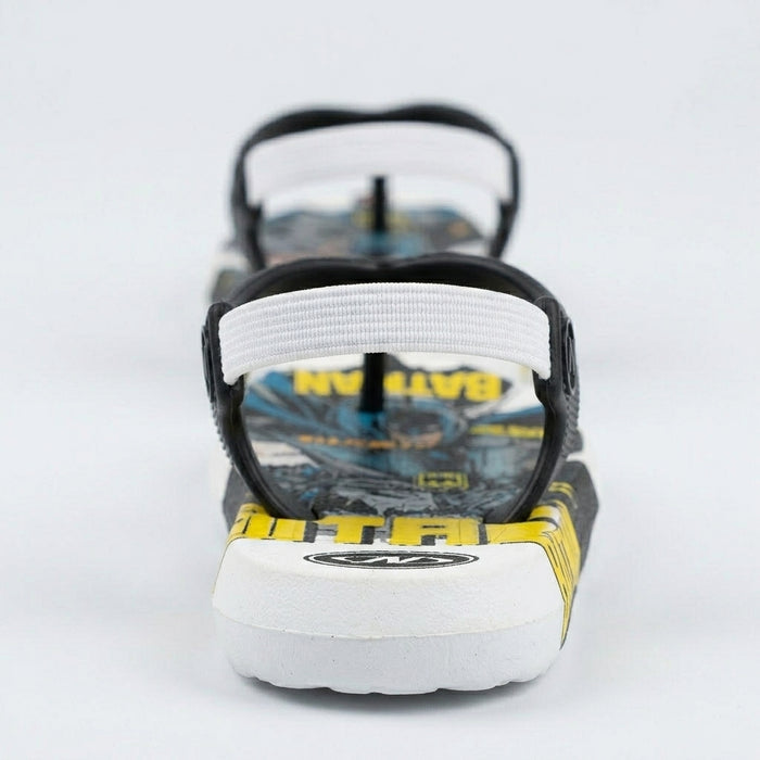 Boys Batman Print Flip Flop Sandals With Back Strap