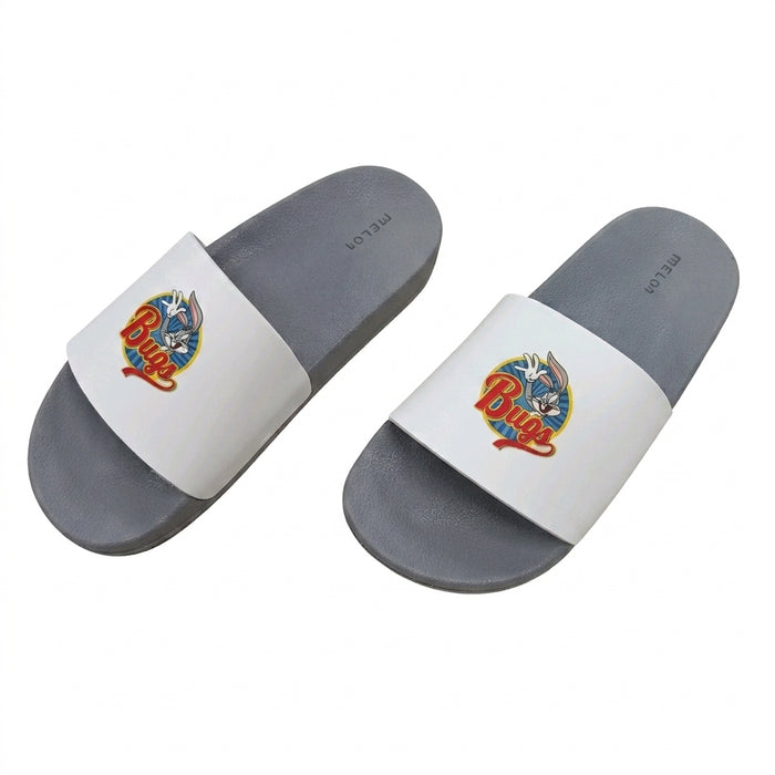 Women Bugs Bunny Graphic Slide Sandals