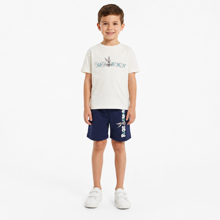 Boys Bugs Bunny Graphic T Shirt And Shorts Set