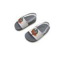 Girls Bugs Bunny Print Slide Sandals With Back Strap