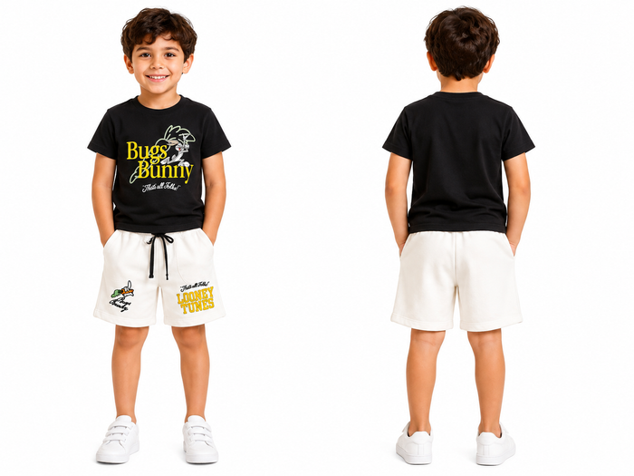 Boys Bugs Bunny T Shirt And Shorts Set