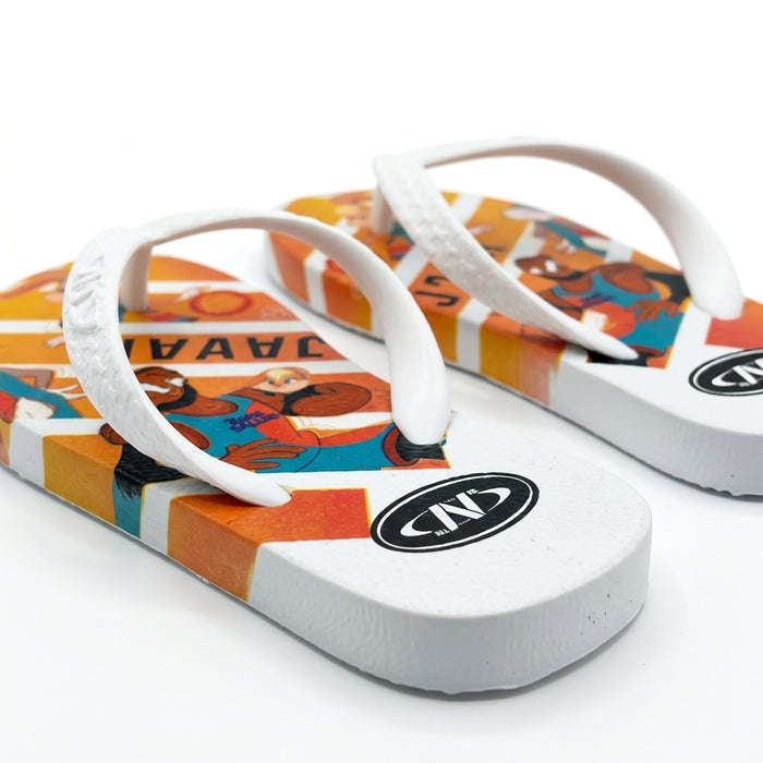 Boys Cartoon Print Flip Flop