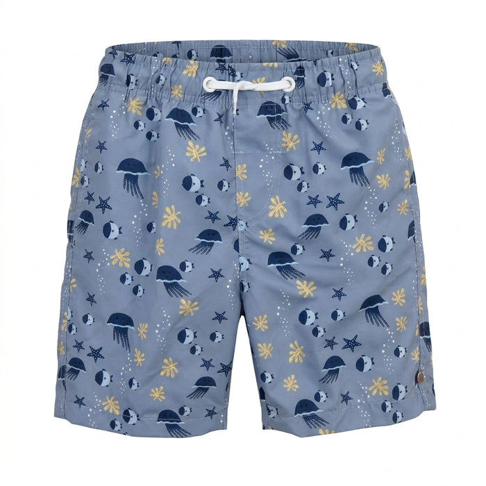 Boys Jellyfish Print Short Sleeve Swim Set