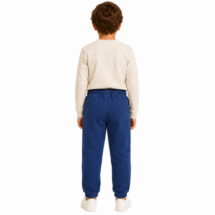 Boys jogger pants with elastic waist and adjustable drawstring