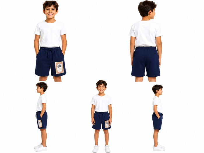 Boys Palm Graphic Sweat Shorts
