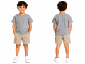 Boys Plain Cotton Short Sleeve T Shirt