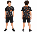 Boys Printed Rash Guard And Swim Shorts Set