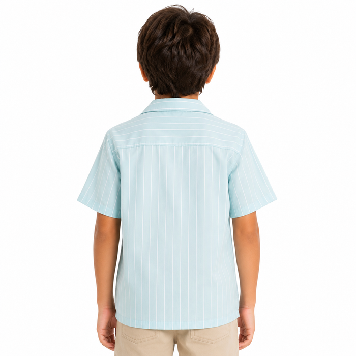 Boys Short Sleeve Printed Shirt