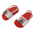 Boys Space Jam Printed Backstrap Slide Sandals