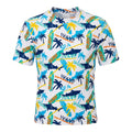 Boys Tropical Surf Print Short Sleeve Swim Set