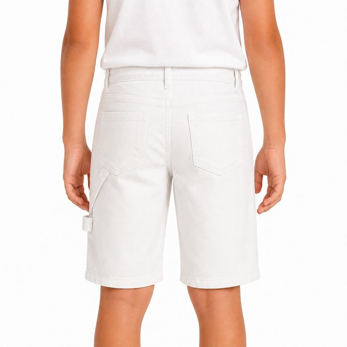 Boys Utility Denim Shorts