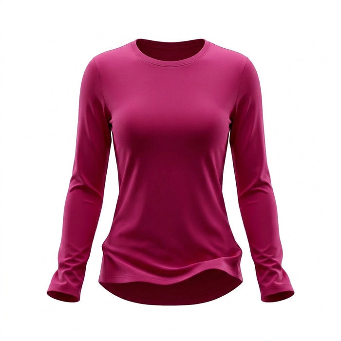 Bright Long Sleeve Basic Top