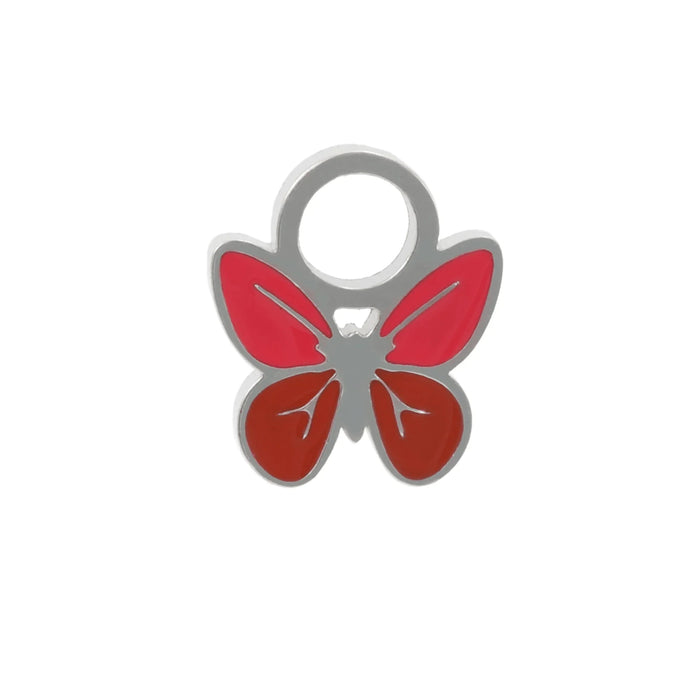 Butterfly Hoop Charm