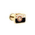 Camera Enamel Flat Back Stud