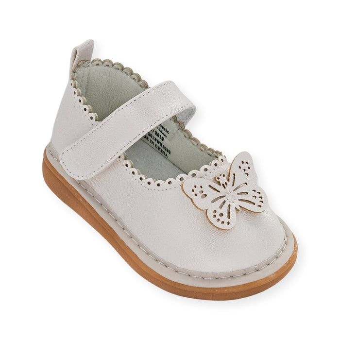 Camille Gold Shimmer Shoe - Wee Squeak