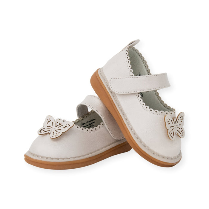Camille Gold Shimmer Shoe - Wee Squeak