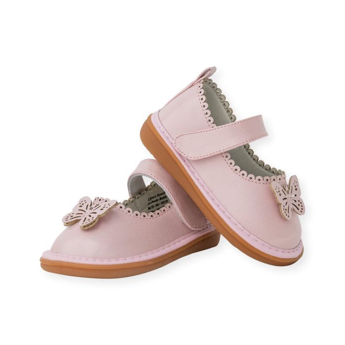 Camille Pink Shimmer Shoe - Wee Squeak