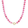 Candy Beaded Charm Necklace - Bubblegum
