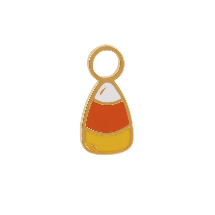 Candy Corn Hoop Charm