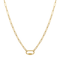 Carabiner Clasp Charm Necklace