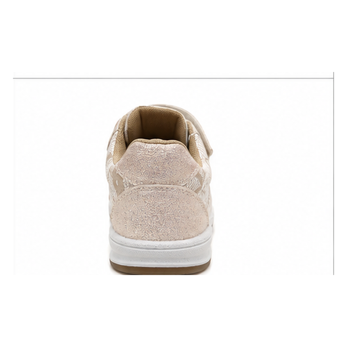 Casual patterned sneakers with glitter details