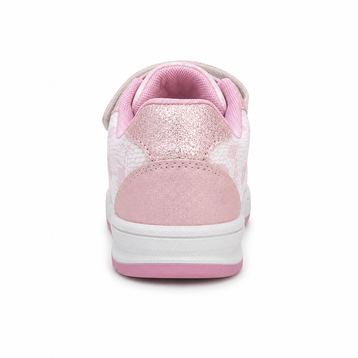 Casual patterned sneakers with glitter details