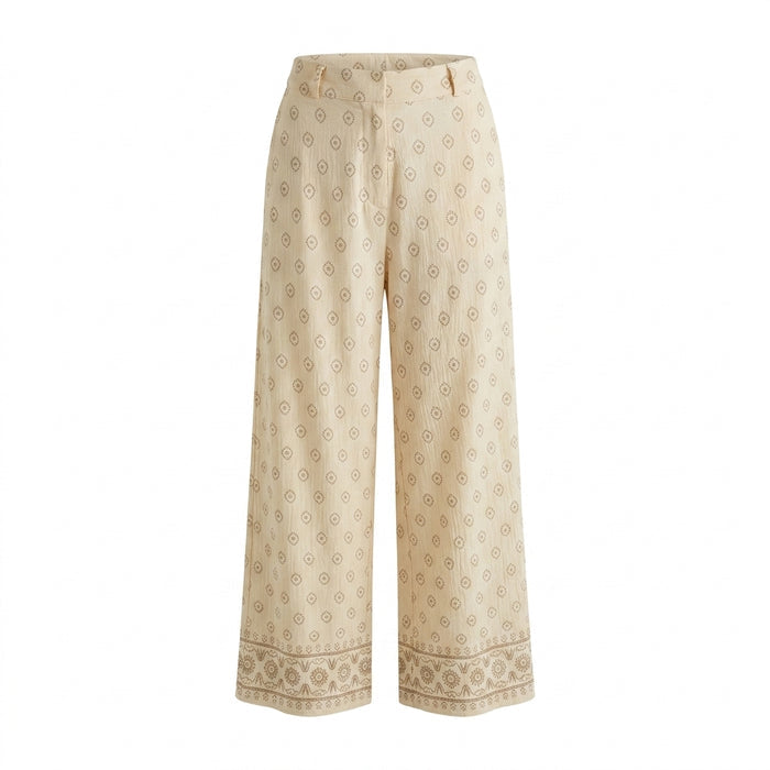 Casual Wear Women Printed Straight Leg Pants
