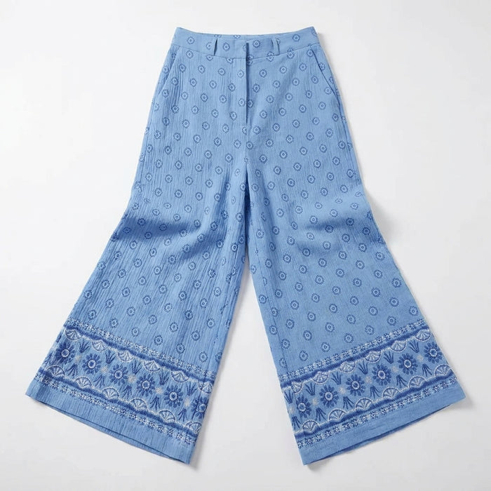 Casual Wear Women Printed Straight Leg Pants
