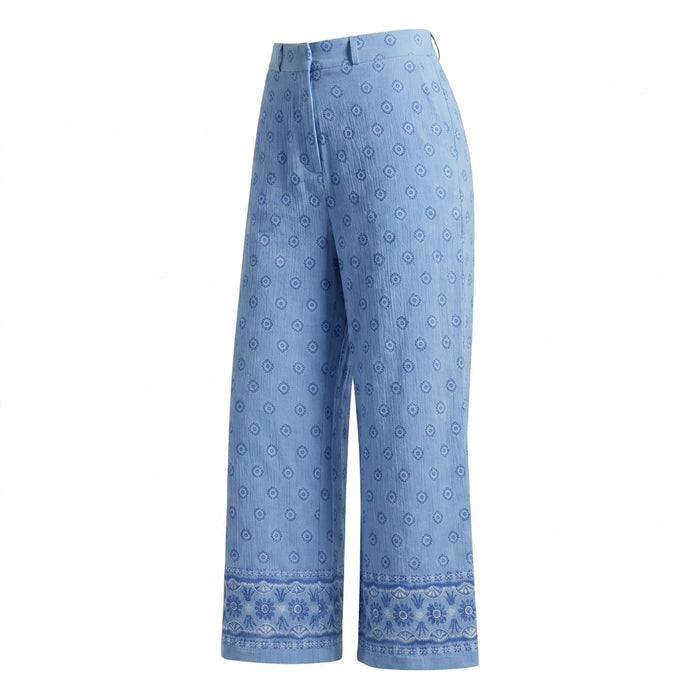 Casual Wear Women Printed Straight Leg Pants
