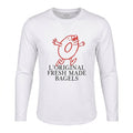 Casual Women Long Sleeve Graphic T Shirt Fresh Made Bagels Print