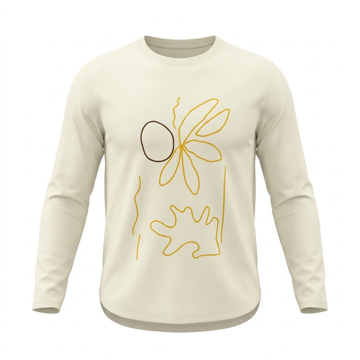 Casual Women Long Sleeve Minimalist Graphic T Shirt