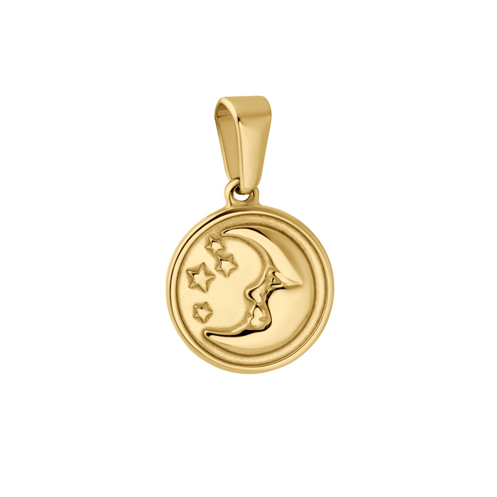 Celestial Coin Necklace Charm