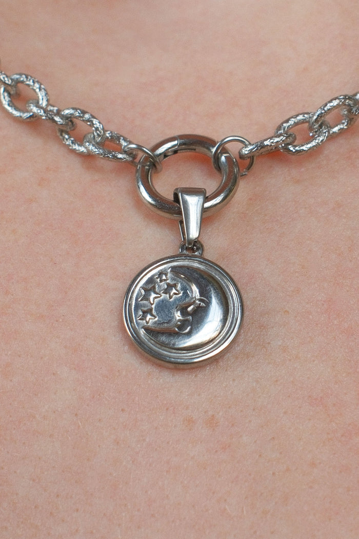 Celestial Coin Necklace Charm