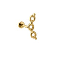 Chain Reaction Flat Back Stud