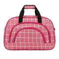 Check Pattern Travel Duffle Bag