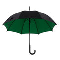 Cherry Foldable Umbrella With Curved Handle