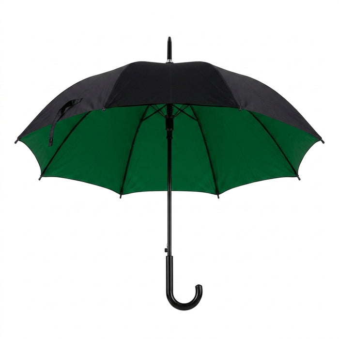 Cherry Foldable Umbrella With Curved Handle