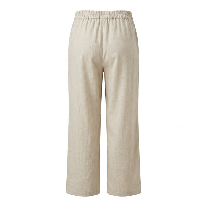 China Made Women Light Wide Leg Tie Waist Pants
