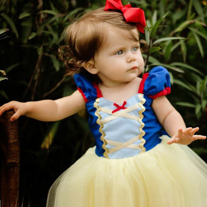 Christmas Dress Girls Princess Tutu Skirt Children Holiday Dress
