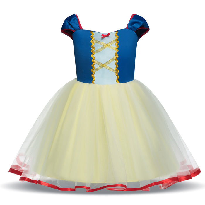 Christmas Dress Girls Princess Tutu Skirt Children Holiday Dress