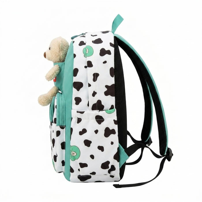 Cloud Love Kids Backpack In And With Playful Cow Print