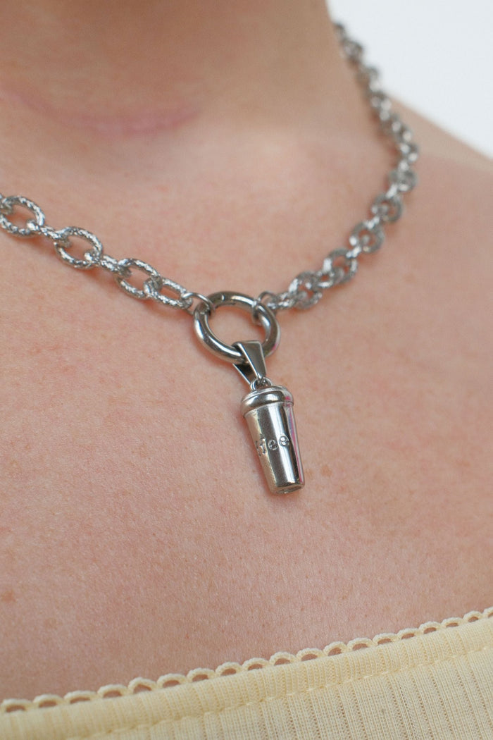 Coffee Cup Necklace Charm