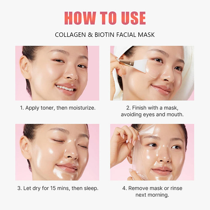 Collagen Biotin Peel-Off Face Mask